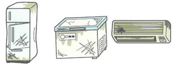 業務用冷凍冷蔵庫、エアコン