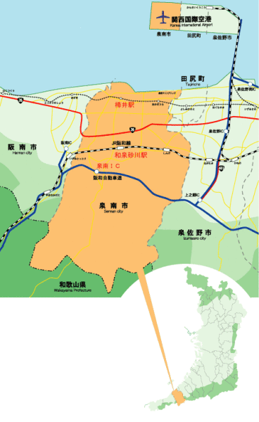 (地図)金熊寺梅林の位置図