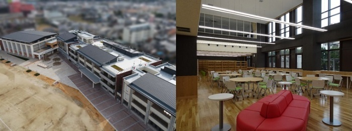 令和元(2019)年度に新築した泉南市立泉南中学校(校舎・メディアセンター)