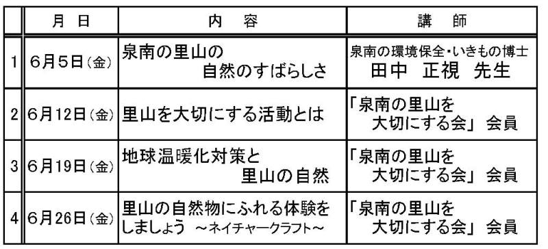 スケジュール