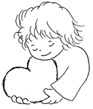ハートを抱く子ども