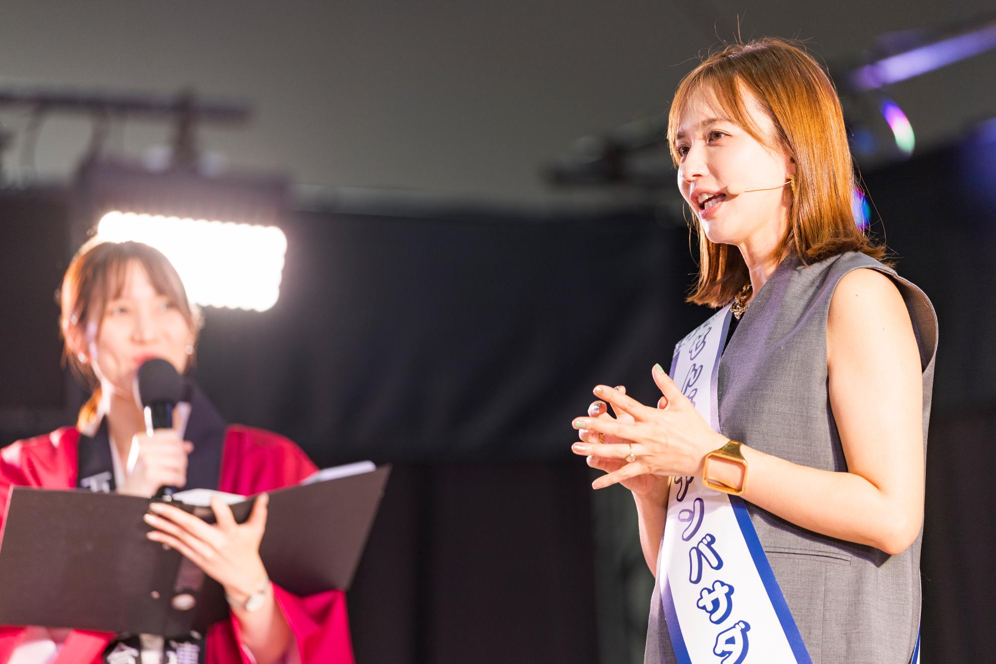 優木さんのステージ