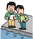 (イラスト)引き潮