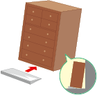 (イラスト)置き方に工夫