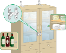 （イラスト）開放防止