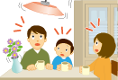 (イラスト)震度3