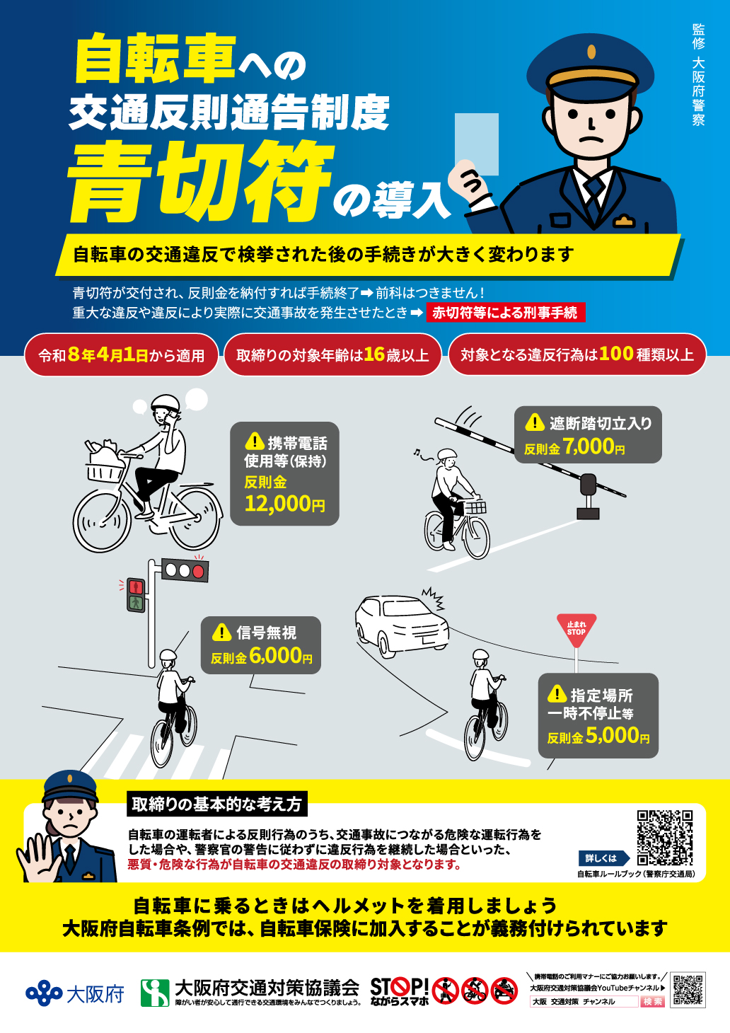 自転車の青切符の導入