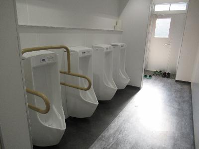 改修後の小便器