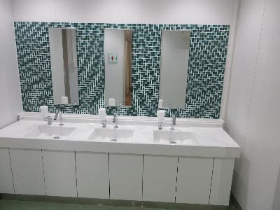 改修後のトイレの手洗い場