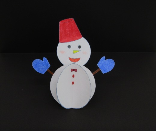 ゆらゆら雪だるま