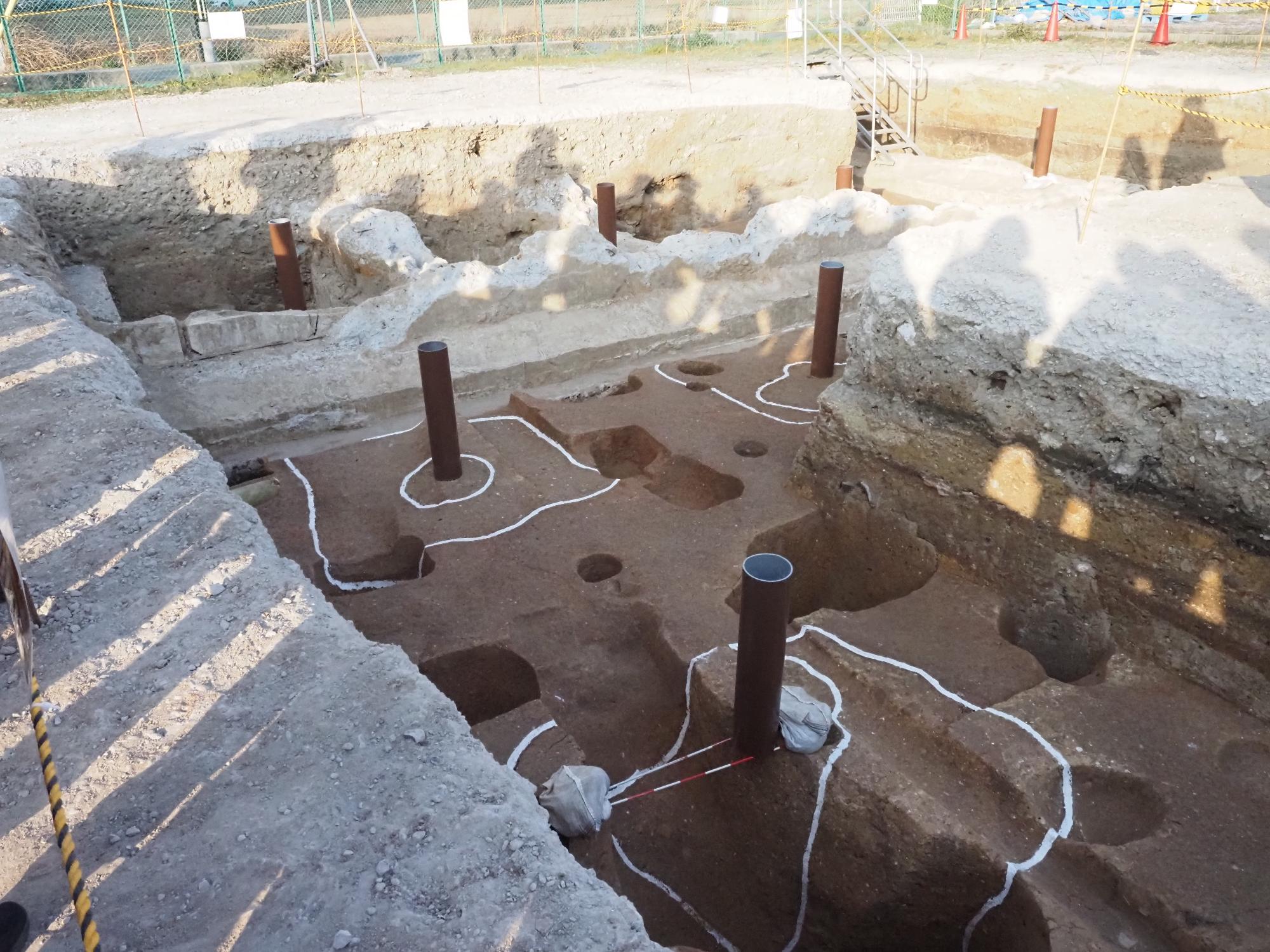 第5回まいぶんまちあるき講座17（遺跡発掘現場）