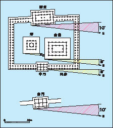 （イラスト）建物の主軸のずれ