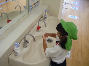 手を洗う習慣