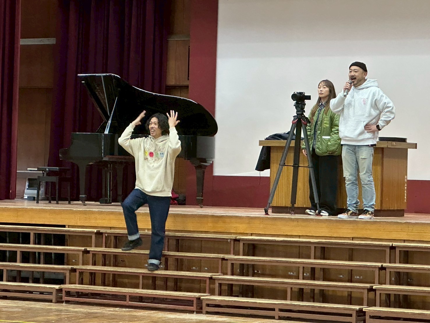 ET-KING樽井小学校撮影風景2