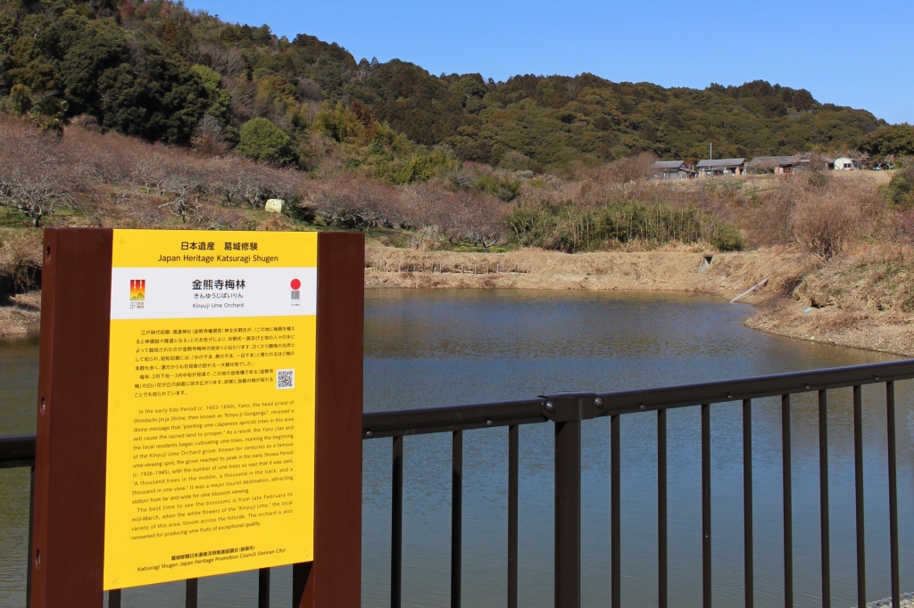 金熊寺梅林案内板2