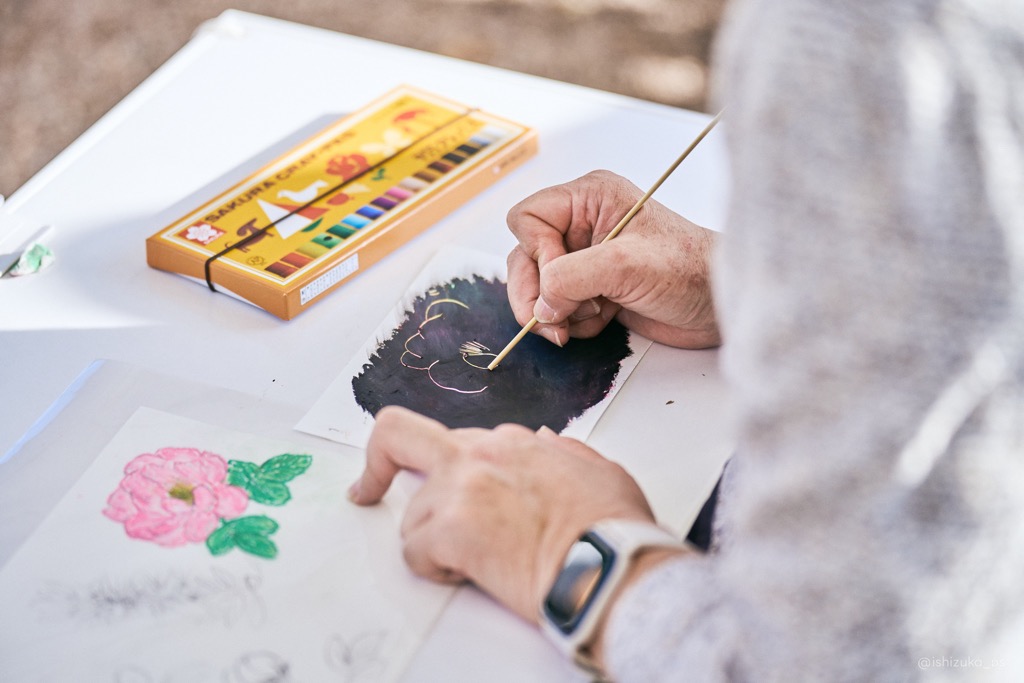 せんなん自然学校＿スクラッチアート体験_レポート4