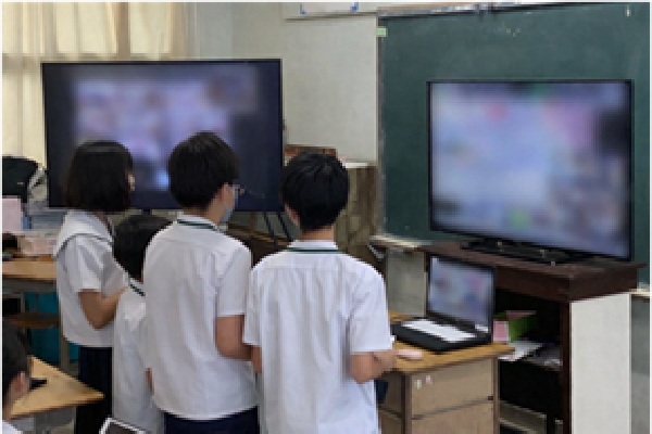 オンライン交流の様子2