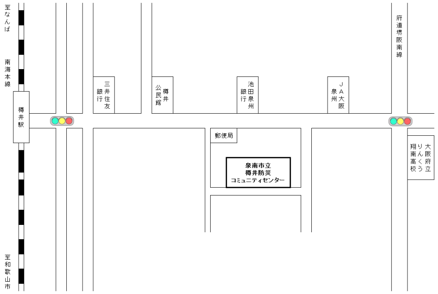 樽井コミュニティセンターの場所